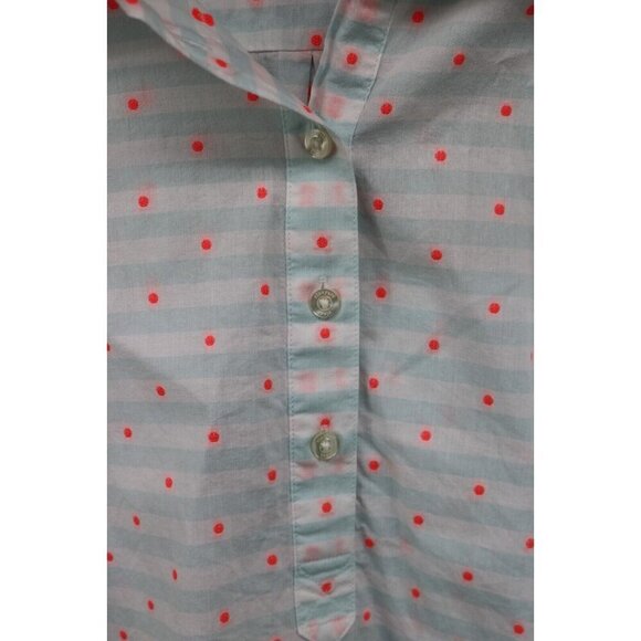 Vineyard Vines Long Sleeve Button Half Way Top-Size 8 - Picture 5 of 9